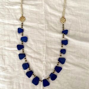 Lapis lazuli long necklace